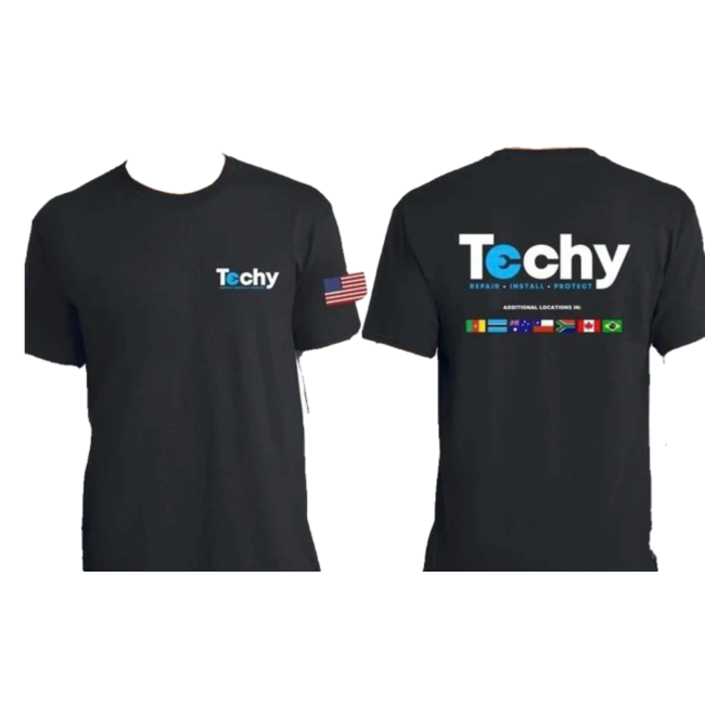 Techy Techy Black Flag Women's T- Shirt