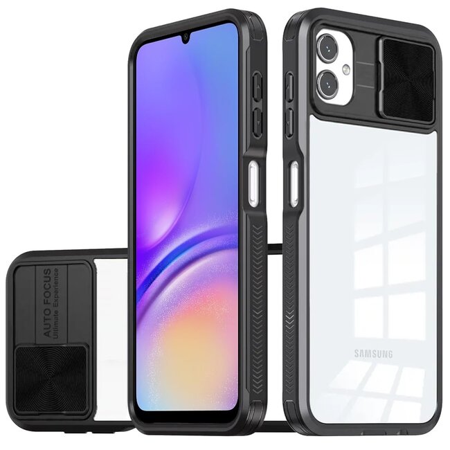 For Samsung For Samsung Galaxy A05 Fusion Transparent Clear Hybrid Case Cover