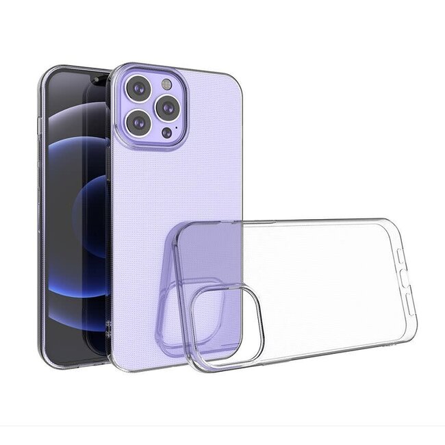 For Apple For Apple iPhone 11 (XI6.1) Simple Basic Minimalistic Transparent Clear Thick TPU Case Cover