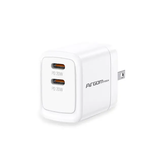 Argom PD 40W Dual Type C PD Fast Wall Charger