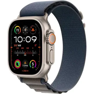 Techy Apple Watch Ultra 2 49mm Titanium - Blue Alpine Loop MREQ3LL/A Brand New