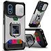 Motorola For Motorola Moto G Play 2024 Multi-Functional Card Magnetic Ring Stand Hybrid Camera Case Cover