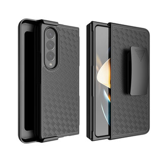 For Samsung For Samsung Galaxy Z Fold 5 Unique 3in1 Holster Combo Hybrid Case Cover