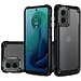 Motorola For Motorola Moto G 5G 2024 Ultimate CaseX Transparent Hybrid Case with Metal Buttons And Camera Edges