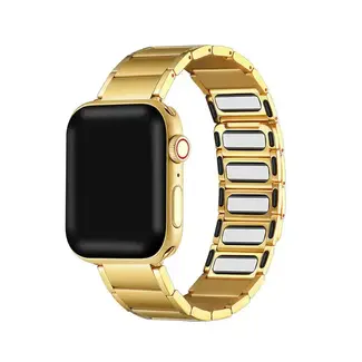 Techy Apple Watch Series 7 41mm GPS + Cellular Gold Stainless Steel