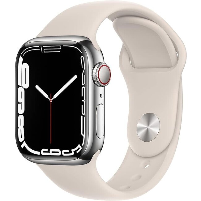 Techy Apple Watch Series 7 41mm GPS + Cellular Silver