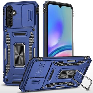 For Samsung For Samsung Galaxy A05s Utter Tough Metal Ring Movable Camera Window Hybrid Case Cover