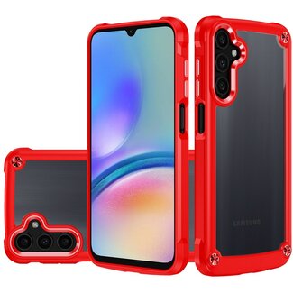 For Samsung For Samsung Galaxy A05s Ultimate CaseX Transparent Hybrid Case with Metal Buttons And Camera Edges