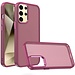 For Samsung For Samsung Galaxy s25 Plus/s24 Plus Polished Oil Thick Acrylic Metal Button Hybrid Case Cover