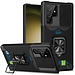 For Samsung For Samsung Galaxy s24 Ultra Multi-Functional Card Magnetic Ring Stand Hybrid Camera Case Cover