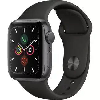 Techy Apple Watch Series 5 40mm WIFI Space Gray Aluminum - Black Sport Band