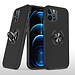 For Apple For Apple iPhone 12 Pro Max 6.7 CHIEF Oil Painted Magnetic Ring Stand Hybrid Case Cover