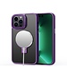 For Apple For Apple iPhone 15 Metal Chrome Kickstand Magnetic Circle Shockproof Matching Camera Hybrid