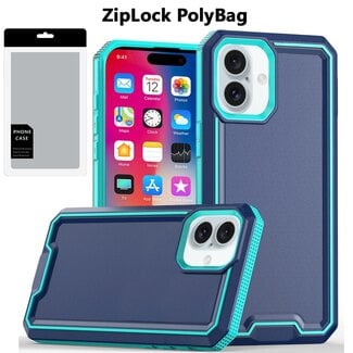 For Apple [PolyBag] For Apple iPhone 16 6.1 inch Rank Tough Strong Modern Fused Hybrid