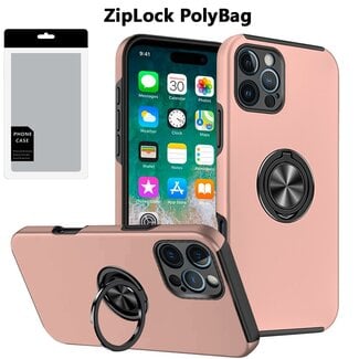 For Apple [PolyBag] For Apple iPhone 16 Pro Max 6.9 inch CHIEF Oil Painted Magnetic Ring Stand Hybrid