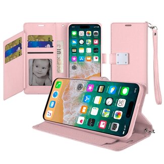 For Apple For Apple iPhone 16 Pro Max 6.9 inch Wallet ID Card Holder Case Cover