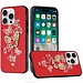 For Apple For Apple iPhone 16 Pro Max 6.9 inch SPLENDID Diamond Glitter Ornaments Engraving Case Cover Garden Butterfly