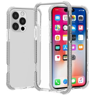 For Apple For Apple iPhone 16 Pro 6.3 inch Acrylic Tough 2.5mm Transparent ShockProof Hybrid Case Cover