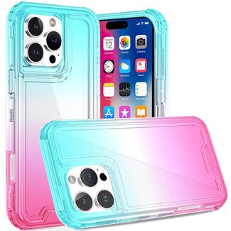 For Apple For Apple iPhone 16 Pro 6.3 inch 3in1 Two Tone Shockproof Transparent Hybrid Case