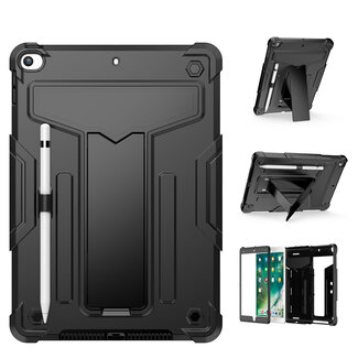 For Apple For Apple iPad Air 11inch 2024 Tablet Vertical 3in1 Tough Hybrid Kickstand