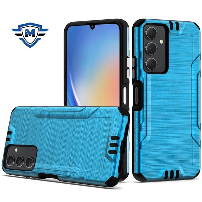 For Samsung For Samsung Galaxy A15 5G METKASE Strong Tough Metallic Design Hybrid in Premium Slide-Out Package