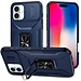 For Apple For Apple iPhone 16 6.1 inch Complete Magnetic Metal Ring Stand Camera Protection Hybrid