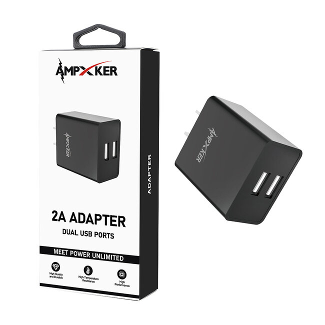 Ampxker Ampxker Dual USB Port - Adapter - 2 AMP