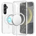 For Samsung For Samsung Galaxy s24 METKASE Magnetic Glitter Ultra Thick 3mm Transparent Hybrid in Slide-Out Package