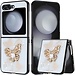 For Samsung For Samsung Z Flip 6 SPLENDID Diamond Glitter Ornaments Engraving Case Cover Garden Butterflies