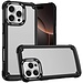 For Apple For Apple iPhone 16 Pro Max 6.9 inch Ultimate CaseX Transparent Hybrid Case with Metal Buttons And Camera Edges