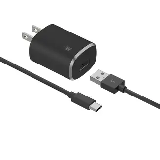 JW JW Single USB Wall Charger with 6ft USB-C Cable