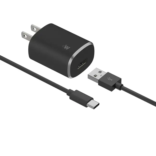 JW JW Single USB Wall Charger with 6ft USB-C Cable