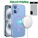 For Apple [PolyBag] For Apple iPhone 16 Plus 6.7 inch Matching Clear Transparent Circle Design