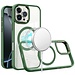 For Apple For Apple iPhone 16 Pro 6.3 inch Greatest Clear Acrylic Thick Metal Button Hybrid