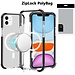 For Apple [PolyBag] For iPhone 11 Acrylic [Magnetic Circle] Tough 2.5mm Transparent ShockProof Hybrid