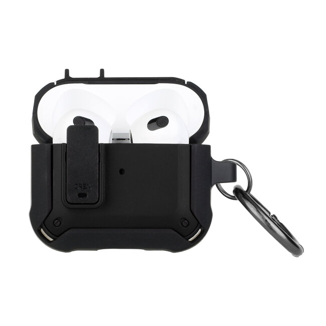 For Apple For Airpods Pro Switch Closure Premium Ultra ShockProof Hybrid With Metal Hook Case Cover