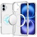For Apple For Apple iPhone 16 Plus 6.7 inch Sturdy Ultra Magnetic Circle Thick 3mm Transparent Hybrid