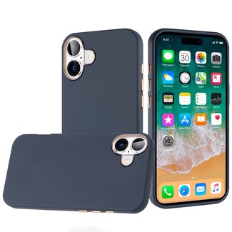 For Apple For Apple iPhone 16 Plus 6.7 inch Classy Slick Chromed Around Hybrid Case Cover