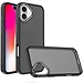 For Apple For Apple iPhone 16 6.1 inch Polished Oil Thick Acrylic Metal Button Hybrid Case Cover