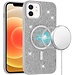 For Apple For Apple iPhone 12 & iPhone 12 Pro Diamond Magnetic Circle with CD Pattern Hybrid
