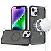 For Apple For Apple iPhone 13/14 Royal Magnetic Ring Skin-Touch HQ Metal Buttons/Camera Lip Hybrid
