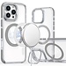 For Apple For Apple iPhone 16 Pro 6.3 inch MagSonic Camera Bracket Stand Magnetic Ring Circle Hybrid