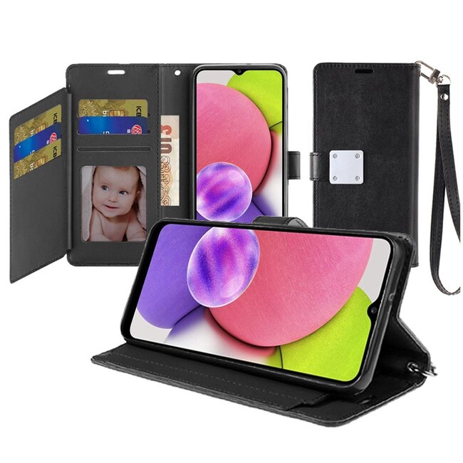 For Apple For Apple iPhone 15 Plus Wallet ID Card Holder Case Cover