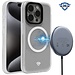 For Apple For Apple iPhone 15 Plus METKASE Basic Transparent Magnetic Circle Premium Hybrid