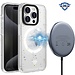 For Apple For Apple iPhone 15 Plus METKASE Iridescent Spots Magnetic Circle Hybrid
