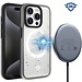 For Apple For Apple iPhone 15 Pro METKASE Iridescent Spots Magnetic Circle Hybrid