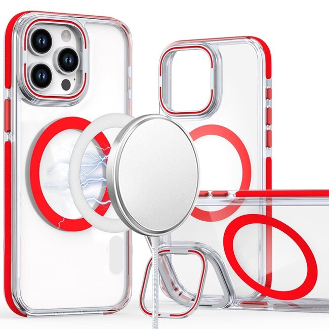 For Apple For Apple iPhone 12 Pro Max 6.7 MagSonic Camera Bracket Stand Magnetic Ring Circle Hybrid