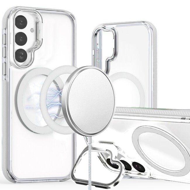 For Samsung For Samsung Galaxy S24 FE MagSonic Camera Bracket Stand Magnetic Ring Circle Hybrid