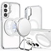 For Samsung For Samsung Galaxy S24 FE MagSonic Camera Bracket Stand Magnetic Ring Circle Hybrid