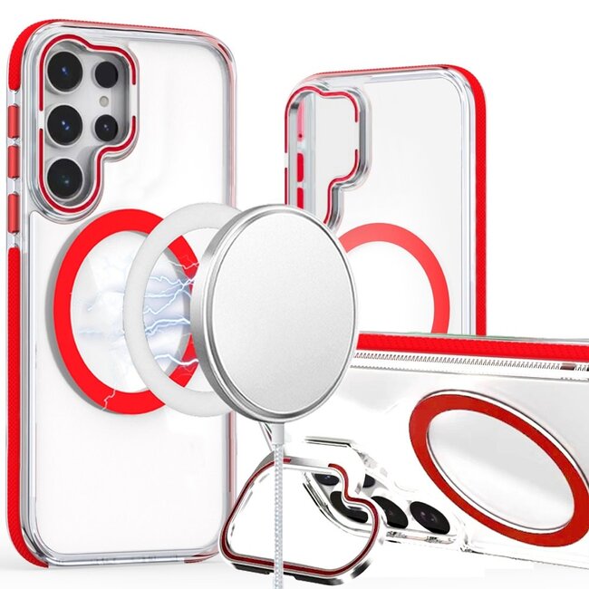 For Samsung For Samsung Galaxy S21 Ultra/S30 Ultra 7.1inch MagSonic Camera Bracket Stand Magnetic Ring Circle Hybrid